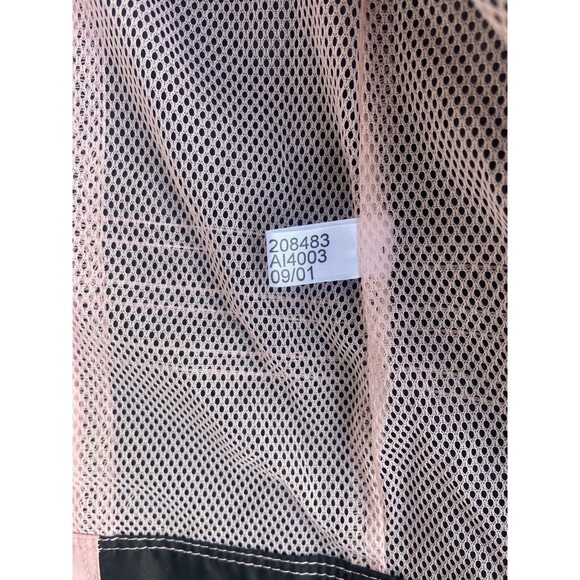 Y2K Adidas Windbreaker Jacket Pink Black XL 2001 Vintage Baggy Capri Pants - Picture 10 of 16